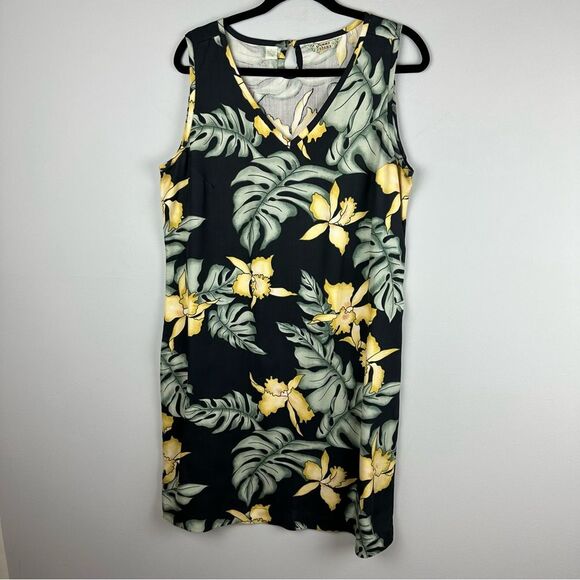 Tommy Bahama silk floral dress size L
